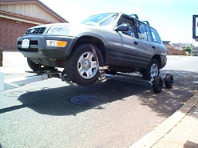 Satisfied customers vehicle of The Tow Wrecker Service Towing Company in Pearl City Aiea, Hawaii